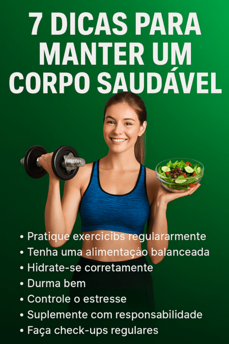 7 Dicas Para Manter Um Corpo Saudável